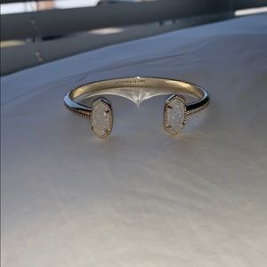 Kendra Scott druzy cuff bracelet. Gold.